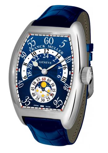 FRANCK MULLER 7880 HR JN Blue Cintree Curvex Irregular Time Replica Watch